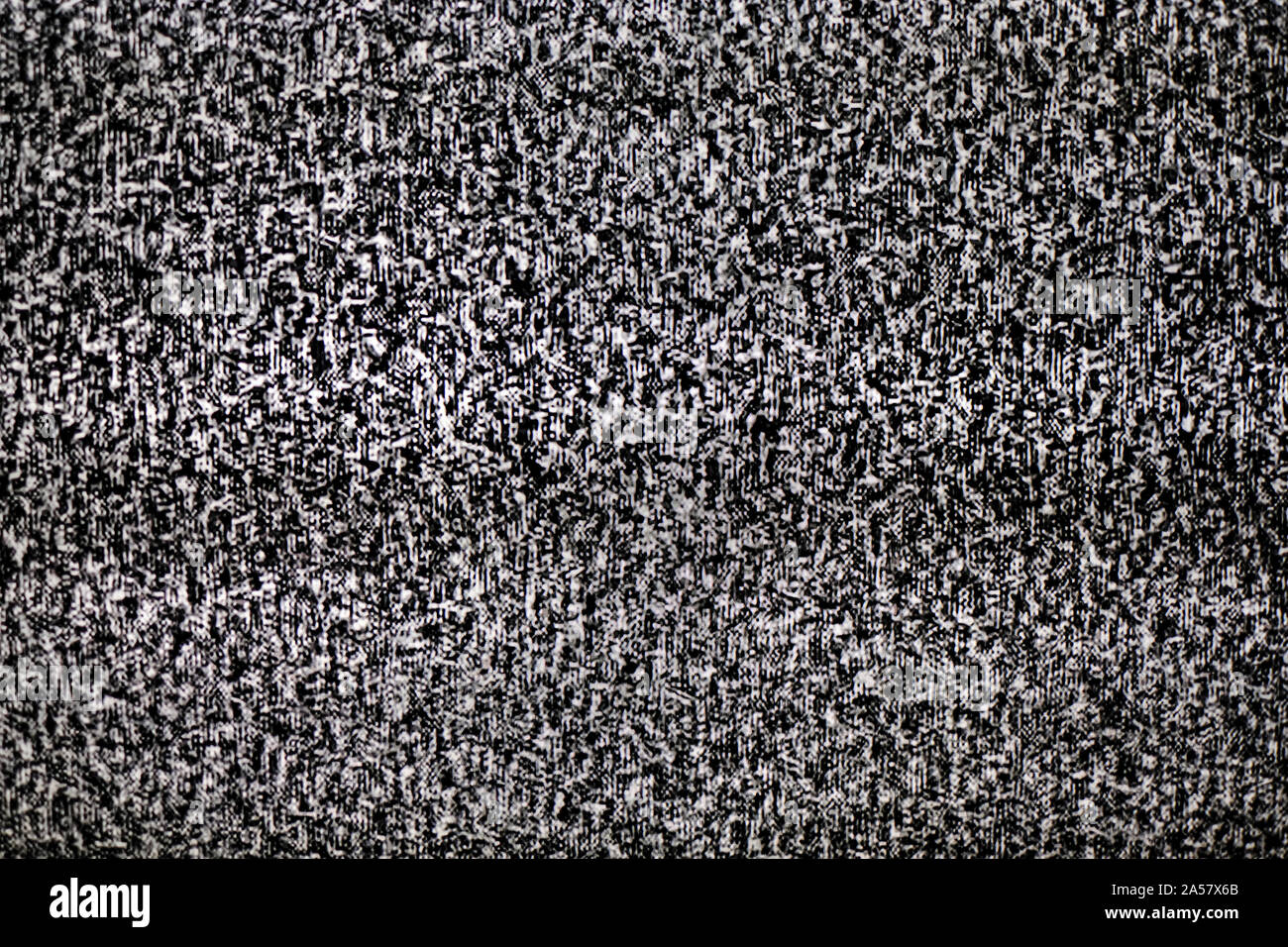 El ruido blanco en la pantalla del televisor sin señal Fotografía de stock  - Alamy