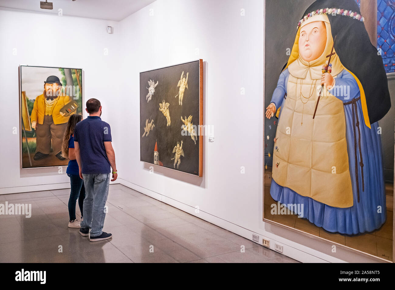 Maldito difícil Calma Pinturas de Fernando Botero, el Museo de Antioquia, Museo de Antioquia,  Medellín, Colombia Fotografía de stock - Alamy