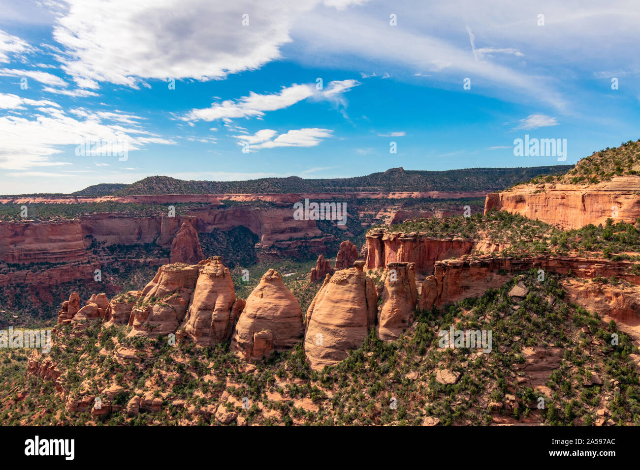 Monumento Nacional de Colorado, Grand Junction, Colorado Foto de stock