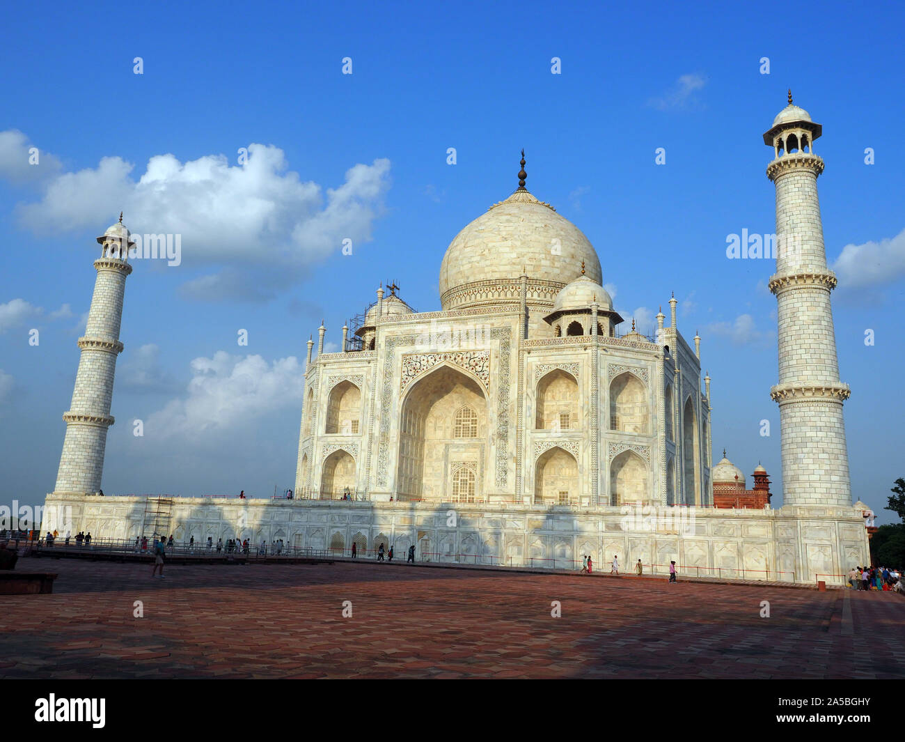 Taj Mahal en Agra, India Foto de stock