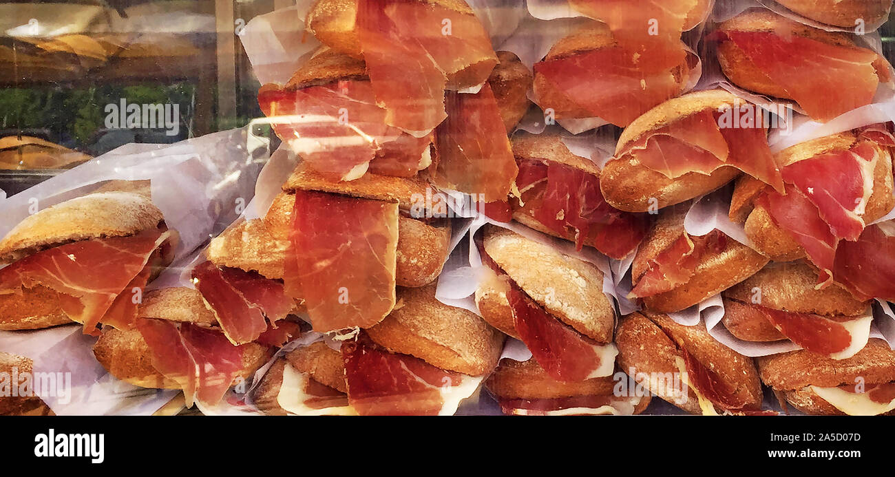 Sándwiches de jamón ibérico, Jamón Ibérico, especie de manjar español