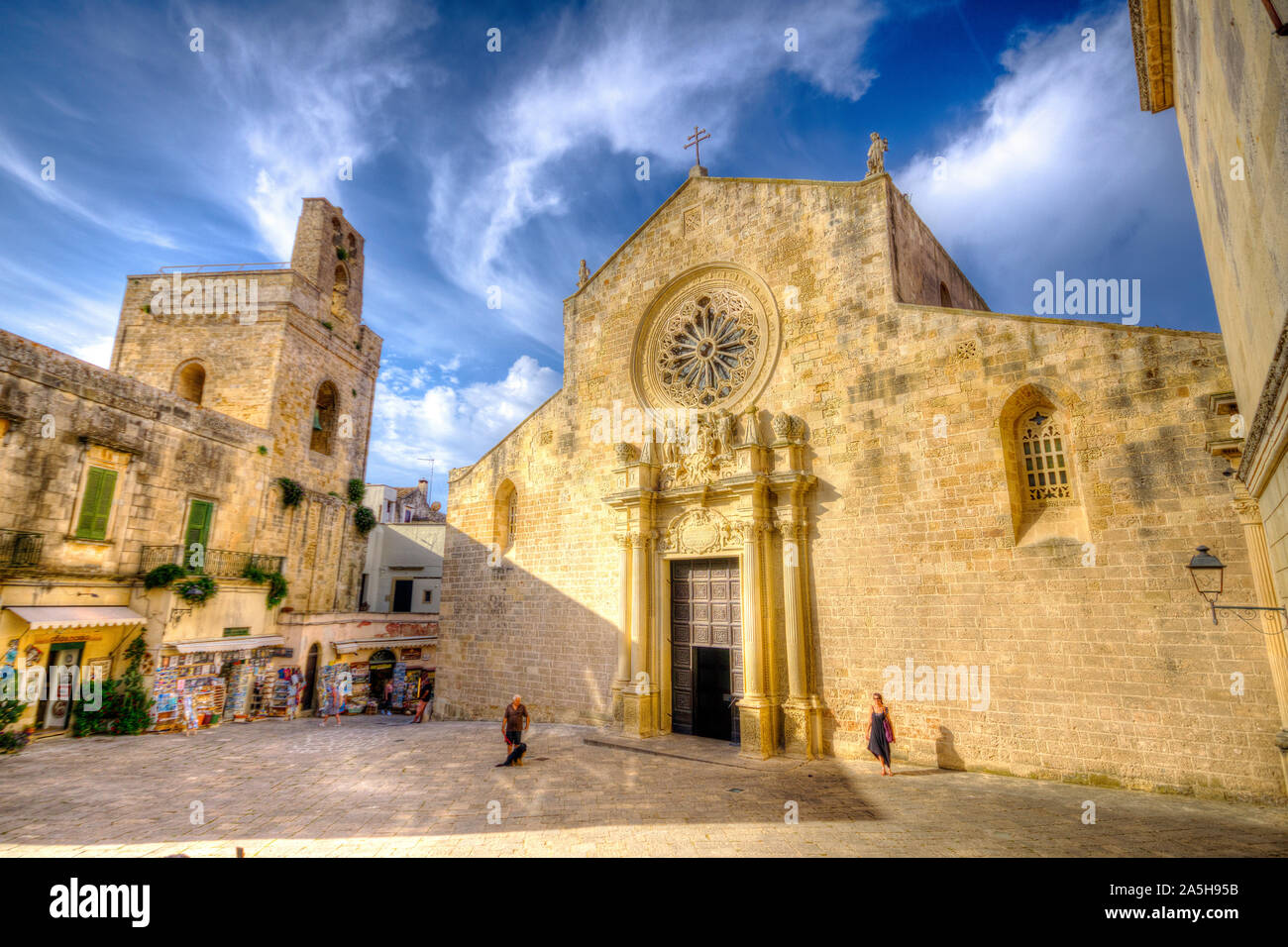 Italia, Apulia, Otranto, Santa Maria Annunziata catedral. Foto de stock