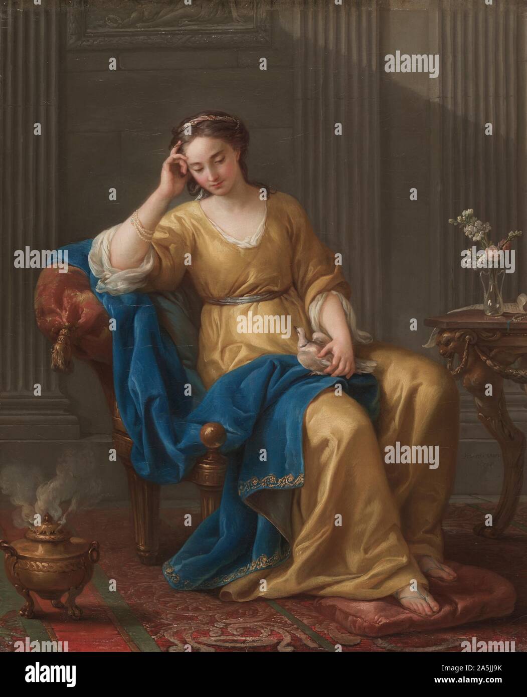 Dulce melancolía, 1756. Joseph-Marie Vien (Francés, 1716-1809)..jpg - 2A5JJ9K Foto de stock