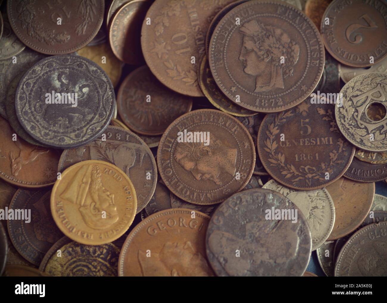 Coleccionables monedas fotografías e imágenes de alta resolución - Alamy