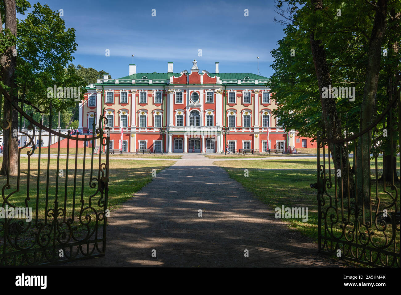 Palacio Kadriorg & Art Museum, Tallin, Estonia Foto de stock
