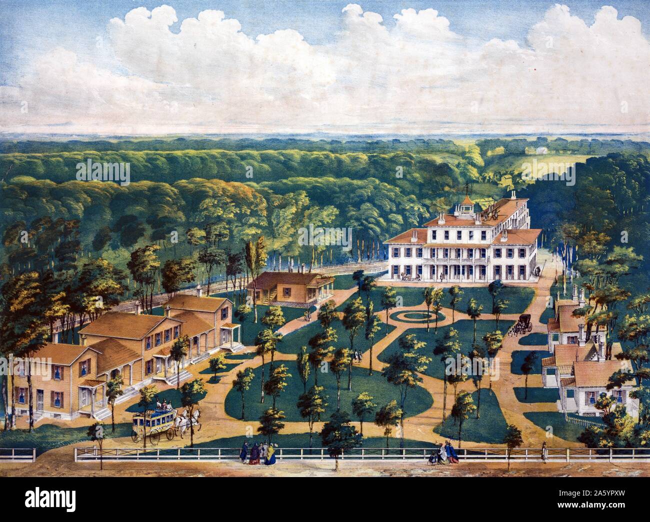 Universidad de Wilberforce, Xenia, Ohio. (El color de los pueblos