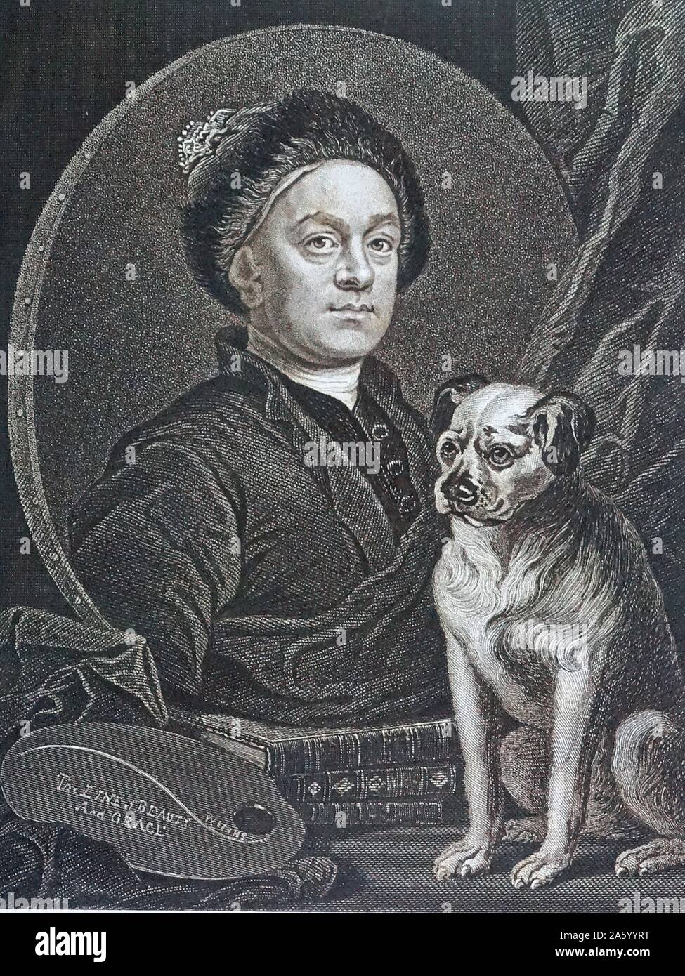 Grabado de William Hogarth (16971764), pintor inglés, grabador