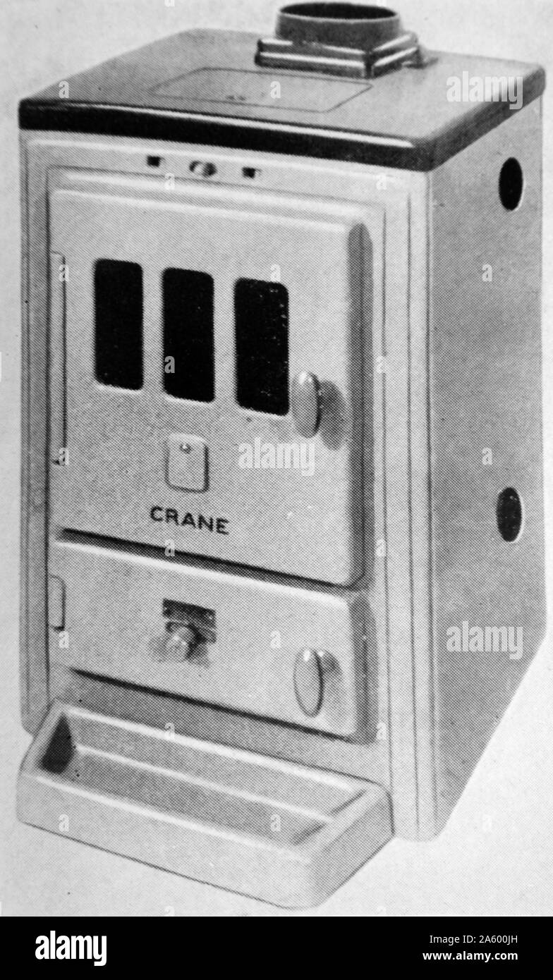 Fotografía de un 1950 cilindro de almacenamiento de agua caliente. Fecha Siglo XX Foto de stock
