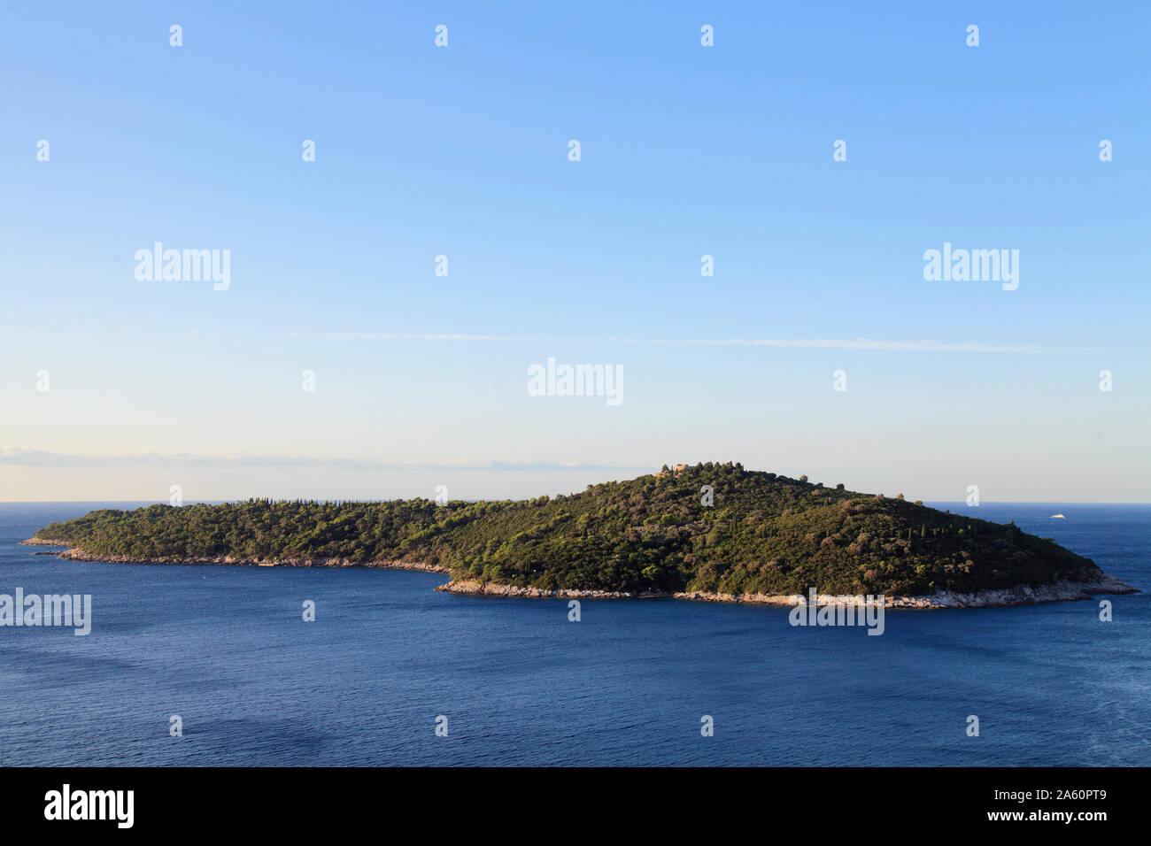 Croacia, Dubrovnik, la isla de Lokrum, Foto de stock