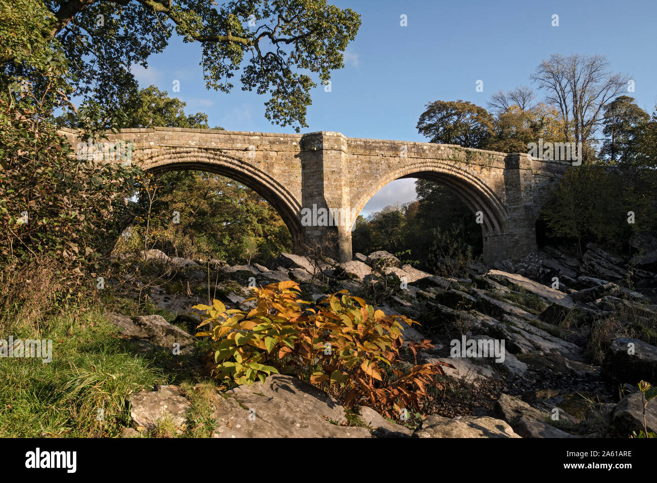 Devils Bridge, Kirkby Lonsdale, Cumbria Foto de stock