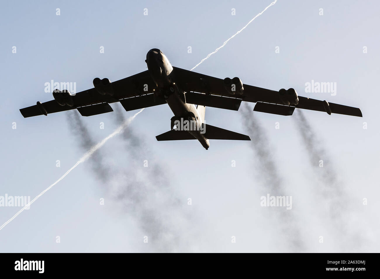 Boeing B-52 Stratofortress durante deplyment en RAF Fairford Foto de stock