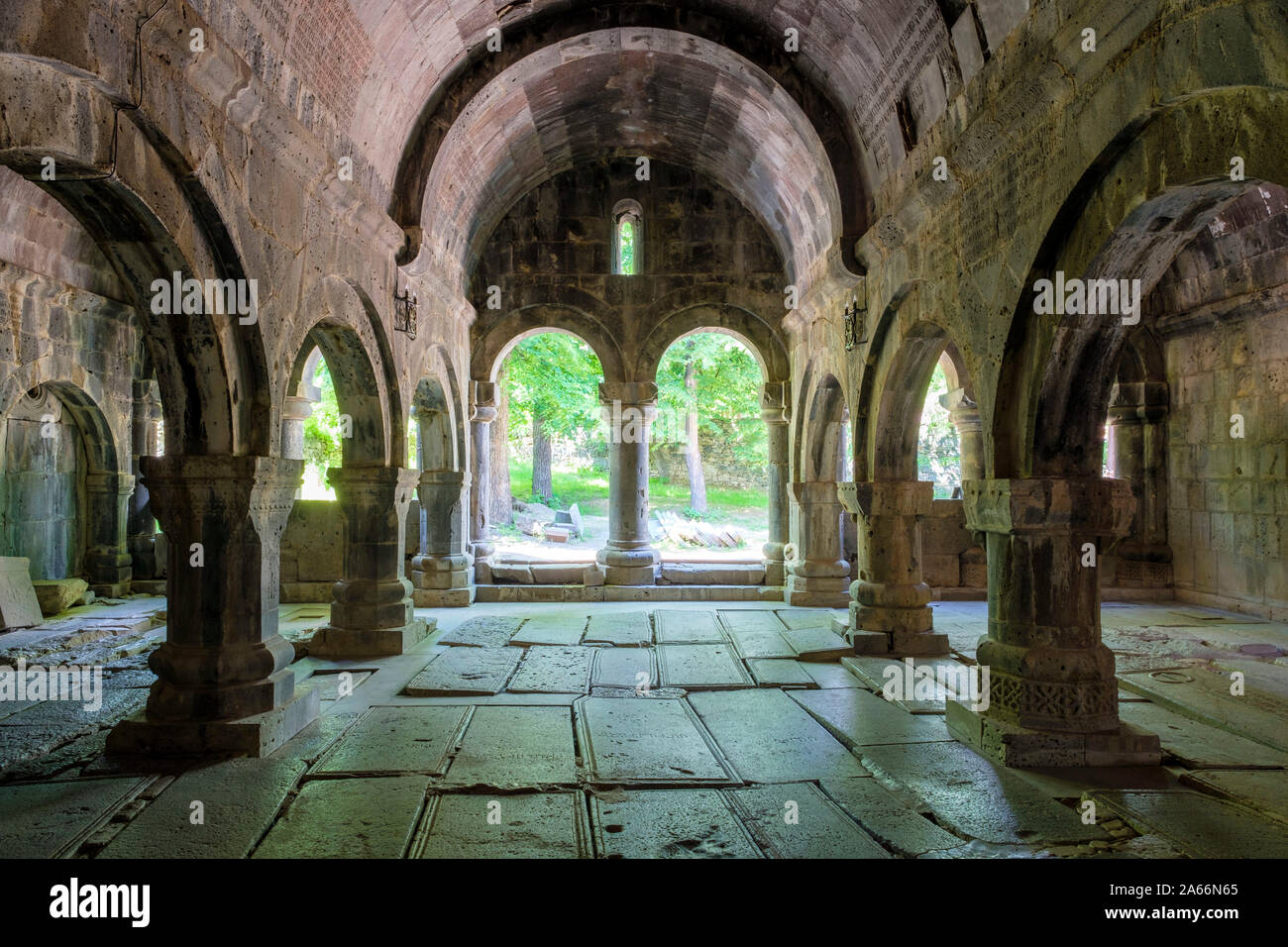 Sanahin Monasterio, Sitio del Patrimonio Mundial de la UNESCO, Alaverdi, Lori provincia armenia Foto de stock