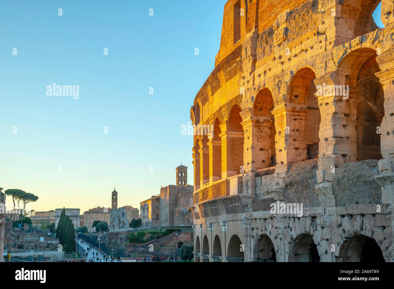 Italia, Lazio, Roma, Coliseo Foto de stock