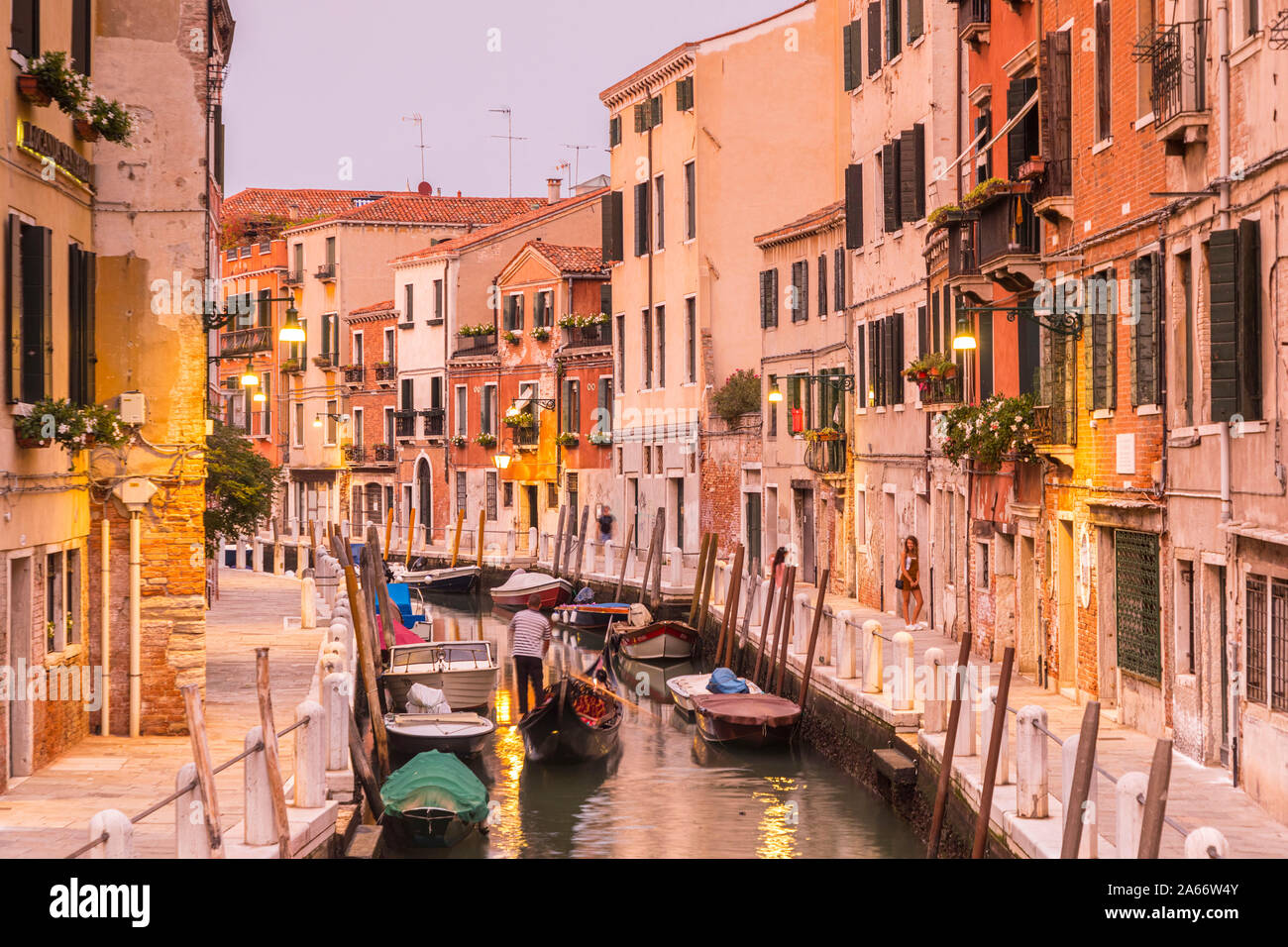 Dorsoduro, Venecia, Véneto, Italia Foto de stock