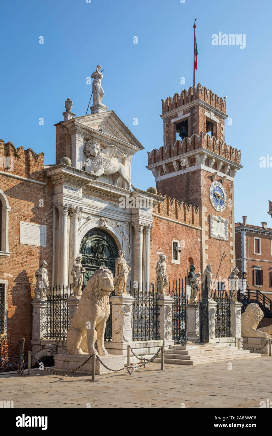 Arsenale, Castello, Venecia, Véneto, Italia Foto de stock