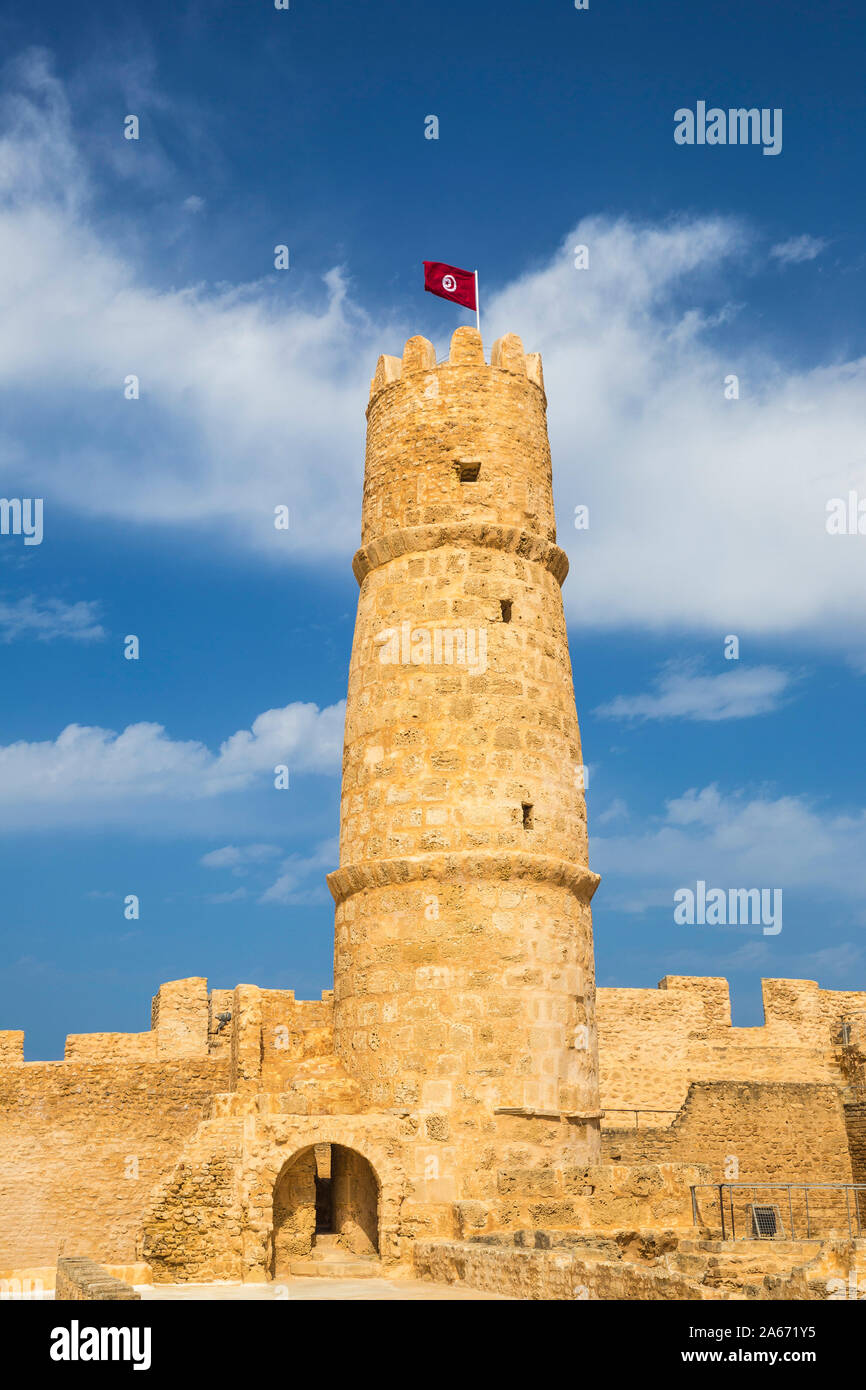Túnez, Monastir, Rabat - monasterio islámico fortificado Foto de stock