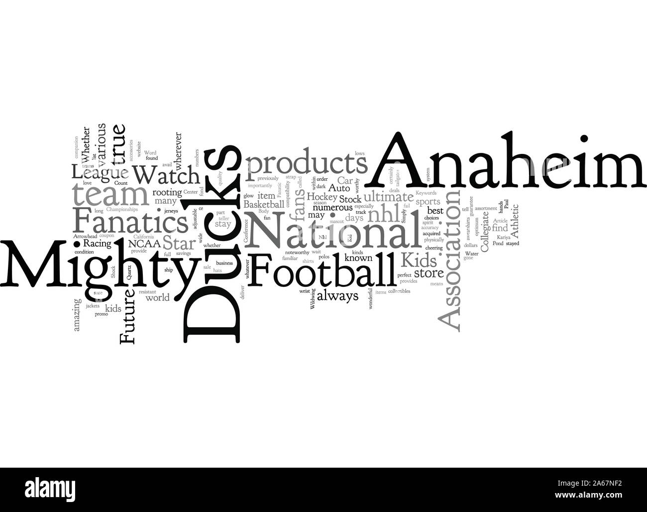Anaheim Mighty Ducks Mirar Para El Lnh Fanatico Kid Imagen Vector De Stock Alamy