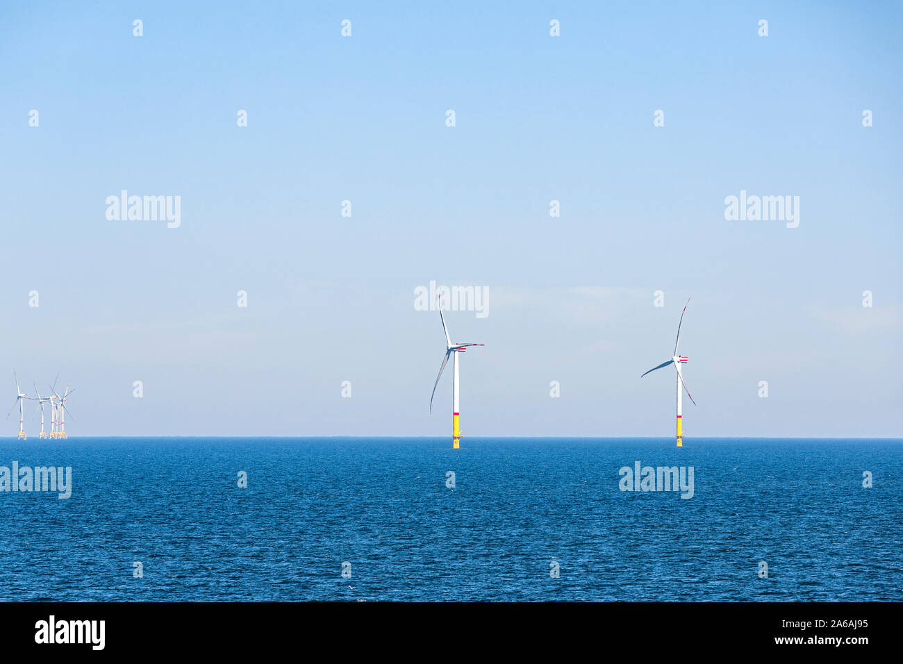 Offshore-Windpark Arkona-Becken Südost, Ostsee Foto de stock