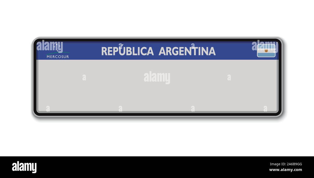 La placa del número de automóviles. Licencia de registro de vehículo de