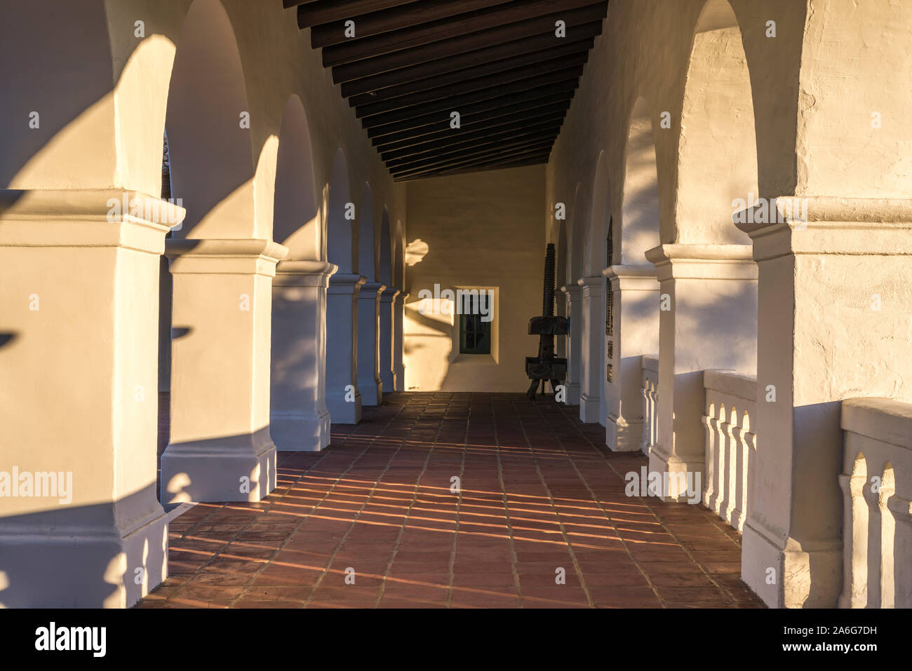 La Misión de San Diego en el Presidio Park. San Diego, California, USA. Foto de stock