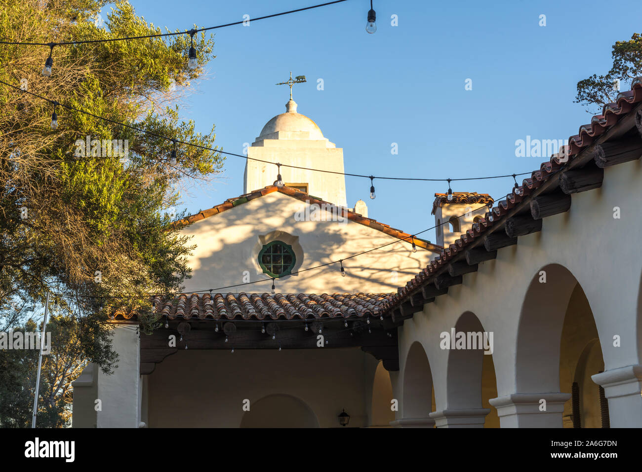 La Misión de San Diego en el Presidio Park. San Diego, California, USA. Foto de stock