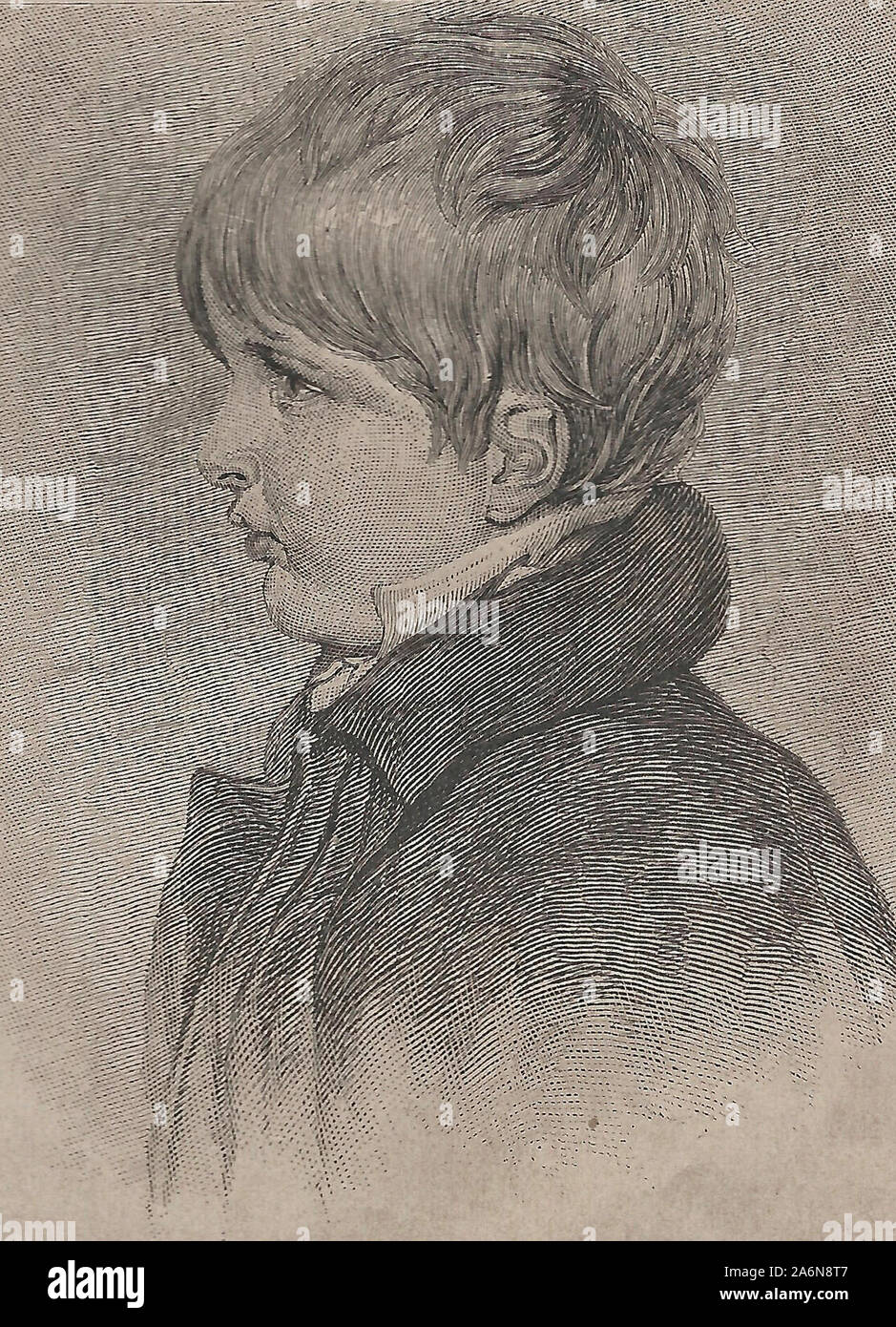Napoleon II, Duque de Reichstadt, como un niño Foto de stock