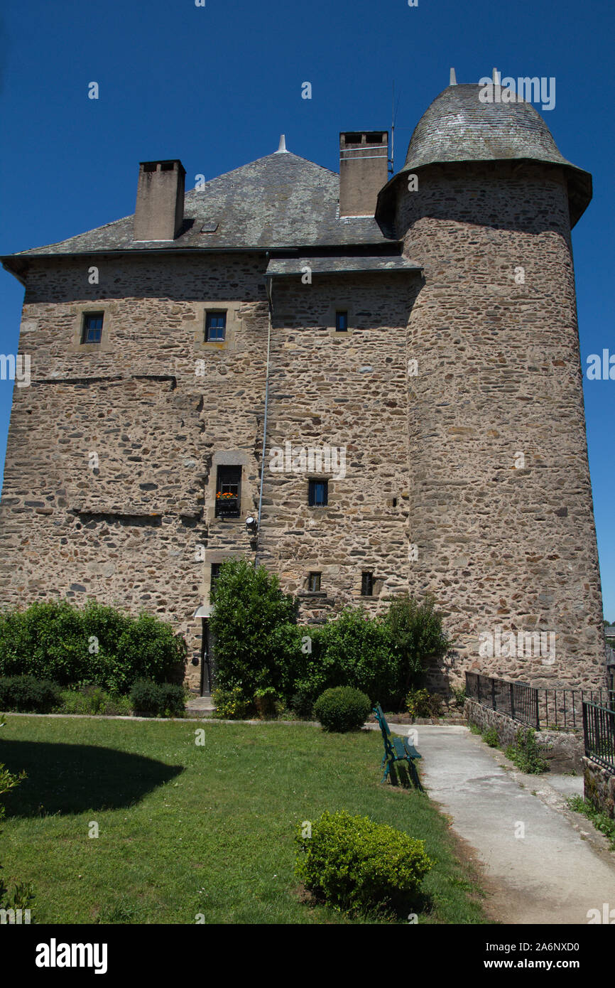 Joyau de Maubec, una mansión del siglo 16 se convirtió en un hotel Uzerche, Correze, Francia Foto de stock