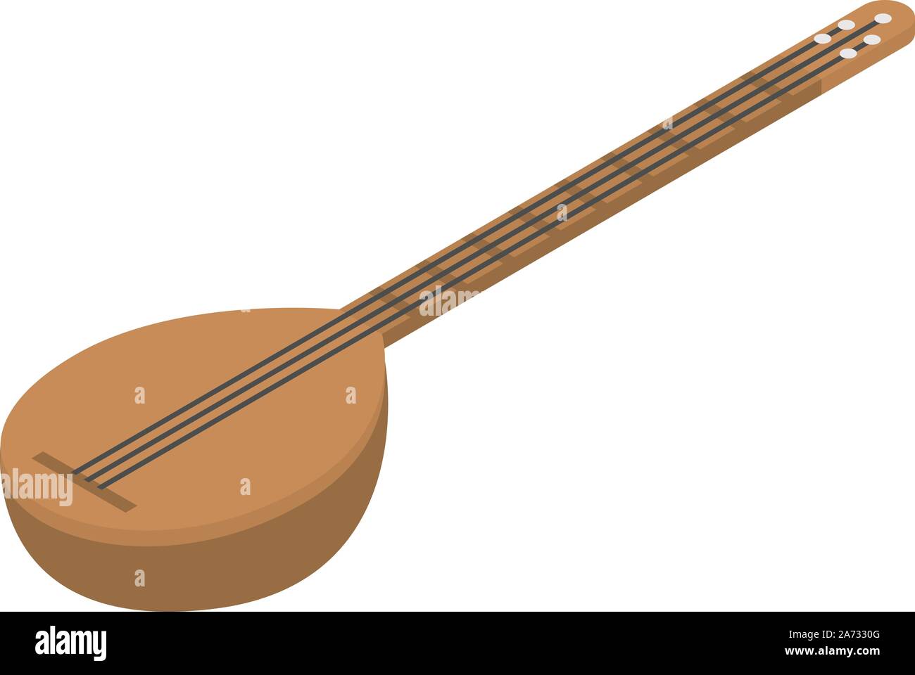Instrumentos musicales turcos, icono de estilo isométrico Imagen Vector de  stock - Alamy