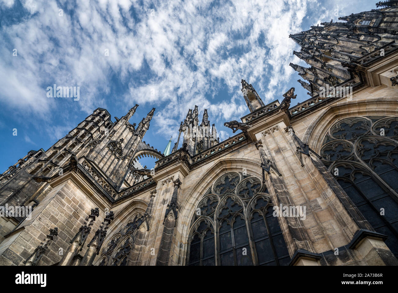 Catedral de San Vito, Praga Foto de stock