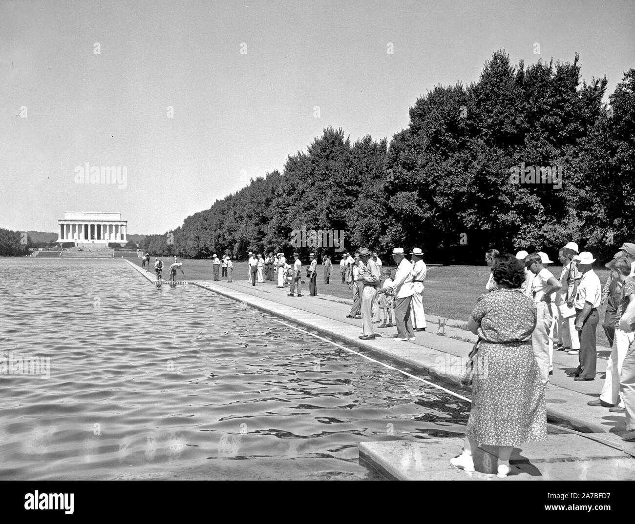 La fundición de este torneo en Washington D.C., ca. 1939 Foto de stock