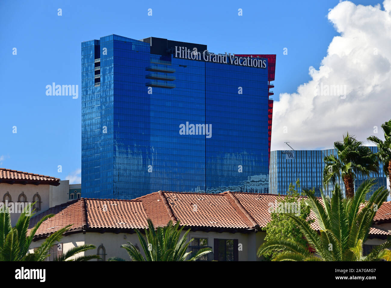 Las Vegas NV USA 10-3-18 Elara por Hilton Grand Vacations está ubicado en  Las Vegas Strip, junto al Planet Hollywood Resort & Casino Fotografía de  stock - Alamy