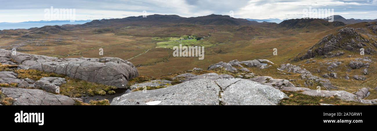 Ardnamurchan complejo anillo de Meall Sanna, Ardnamurchan península, Escocia Foto de stock