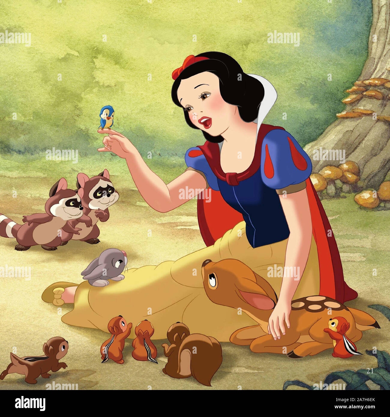 Blancanieves y los siete enanitos (1937), dirigida por Walt Disney.  Crédito: WALT DISNEY PRODUCTIONS / Álbum Fotografía de stock - Alamy