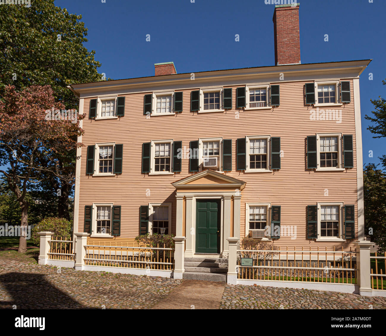 El Hawkes House, sede de NPS, Salem, MA Foto de stock