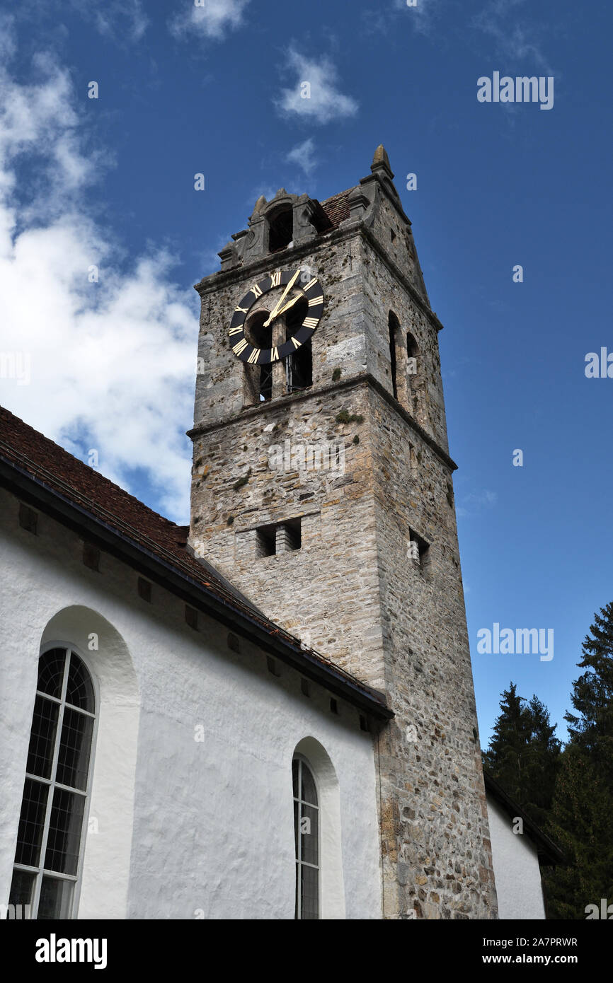 Gsteig iglesia;wilderswil;Suiza Foto de stock