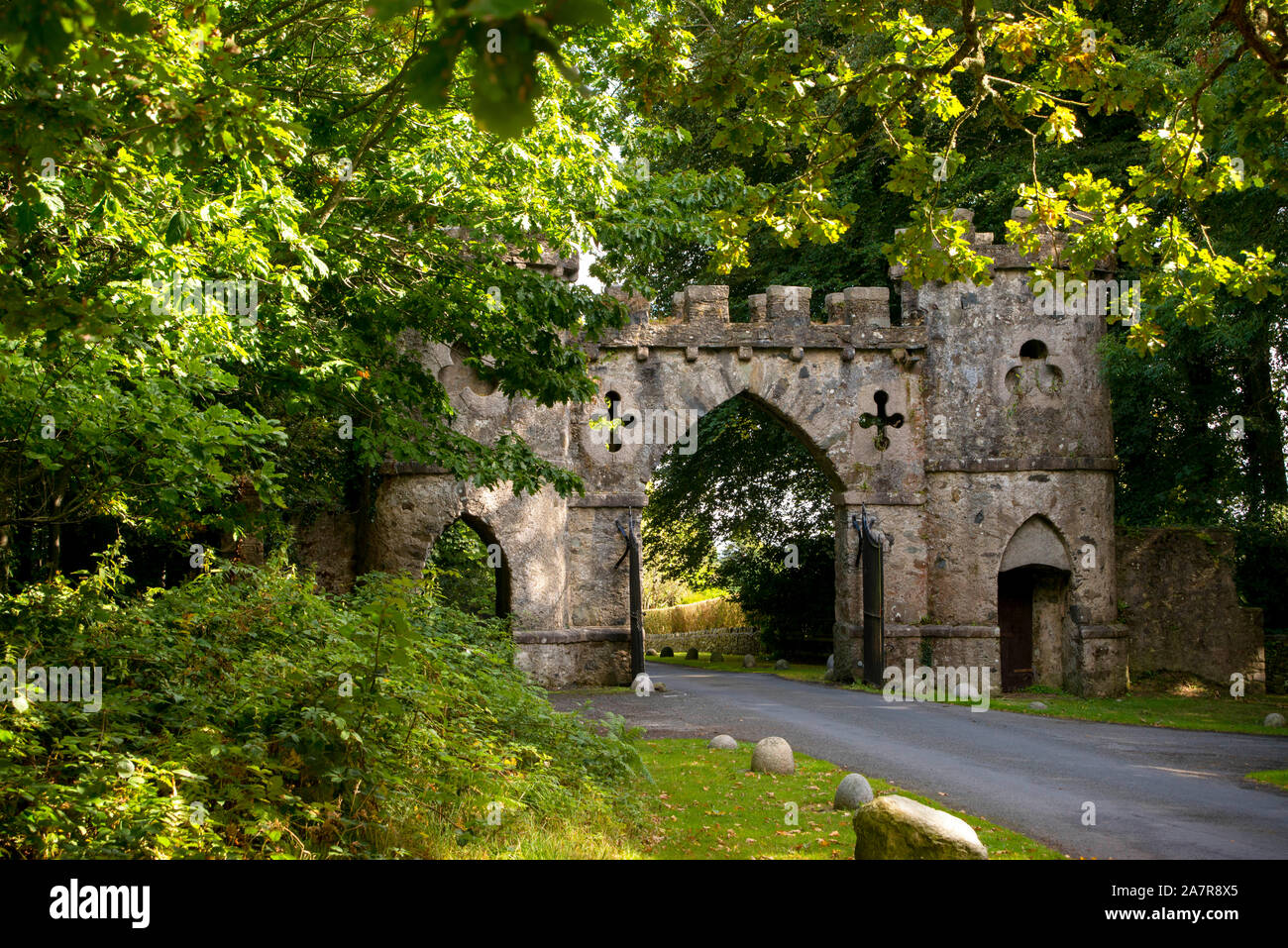 Tollymore Bryansford Park en Irlanda del Norte Foto de stock