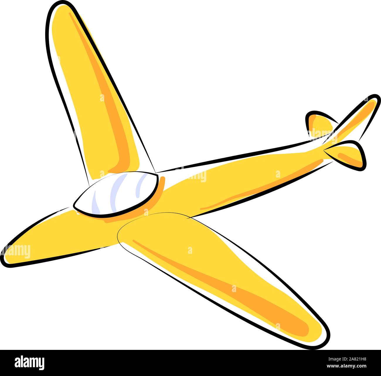 Juguete Avión. Ilustraciones svg, vectoriales, clip art vectorizado libre  de derechos. Image 15655804
