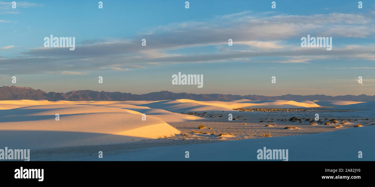 El White Sands National Monument ALAMOGORDO NEW MEXICO Foto de stock
