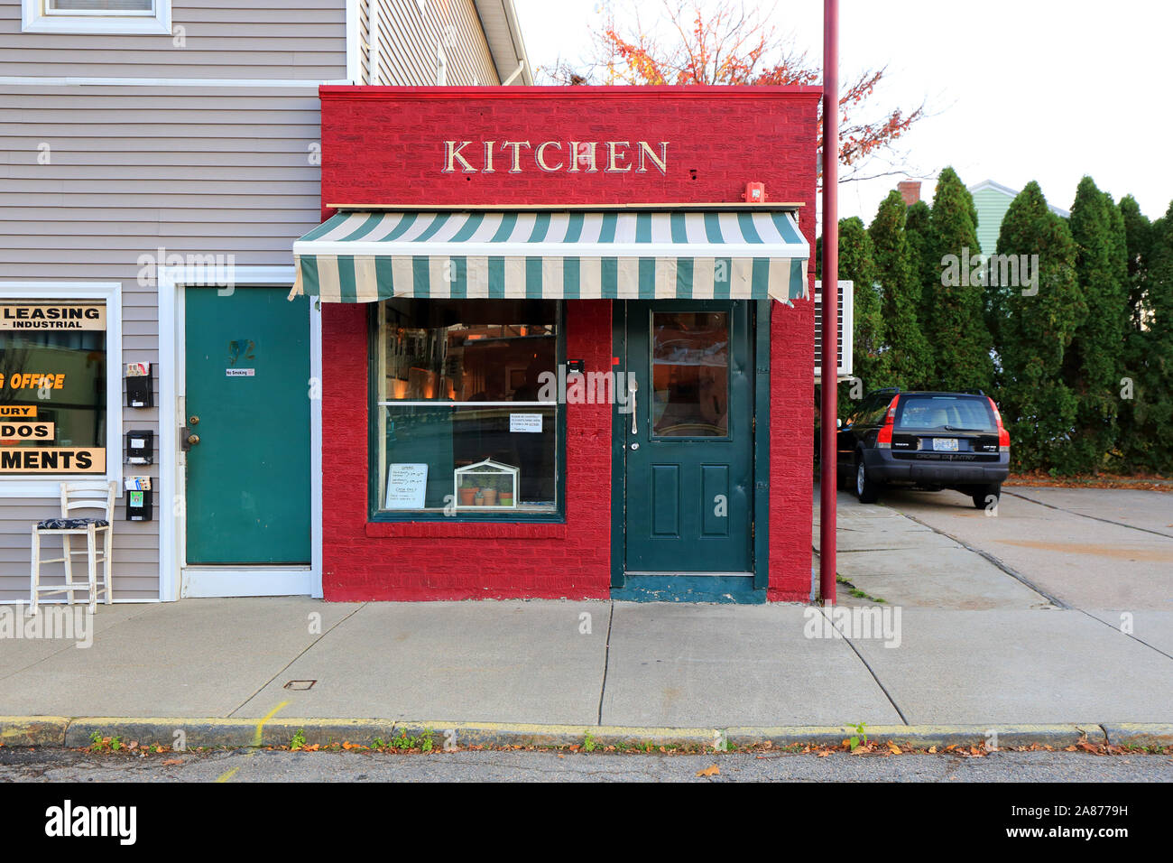 Cocina, 94 Carpenter Street, Providence, RI Foto de stock