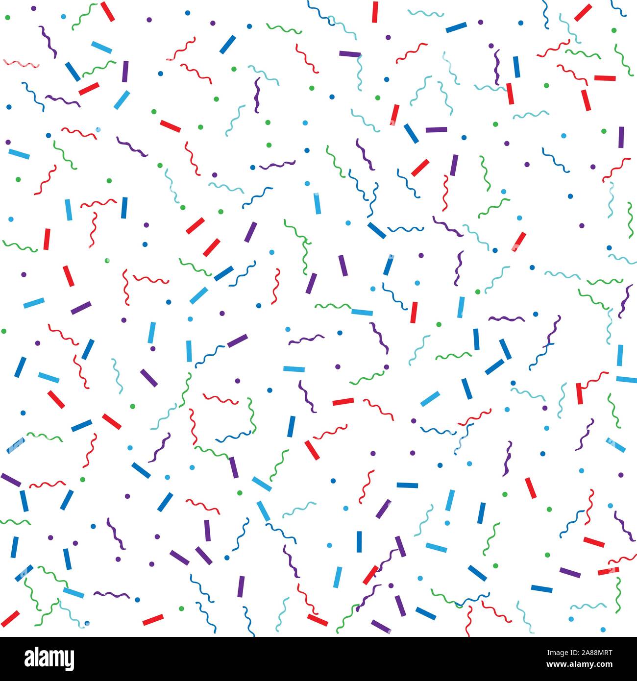 Vector confeti de colores brillantes antecedentes. patrón abstracto 10 EPS. Ilustración del Vector