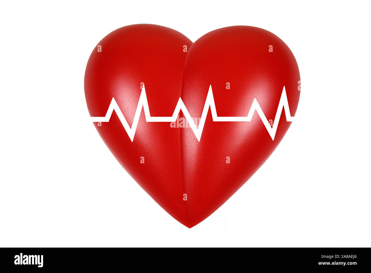 Rotes Herz, órgano, Gesundheit, Körperteil, Herzfrequenz, Foto de stock