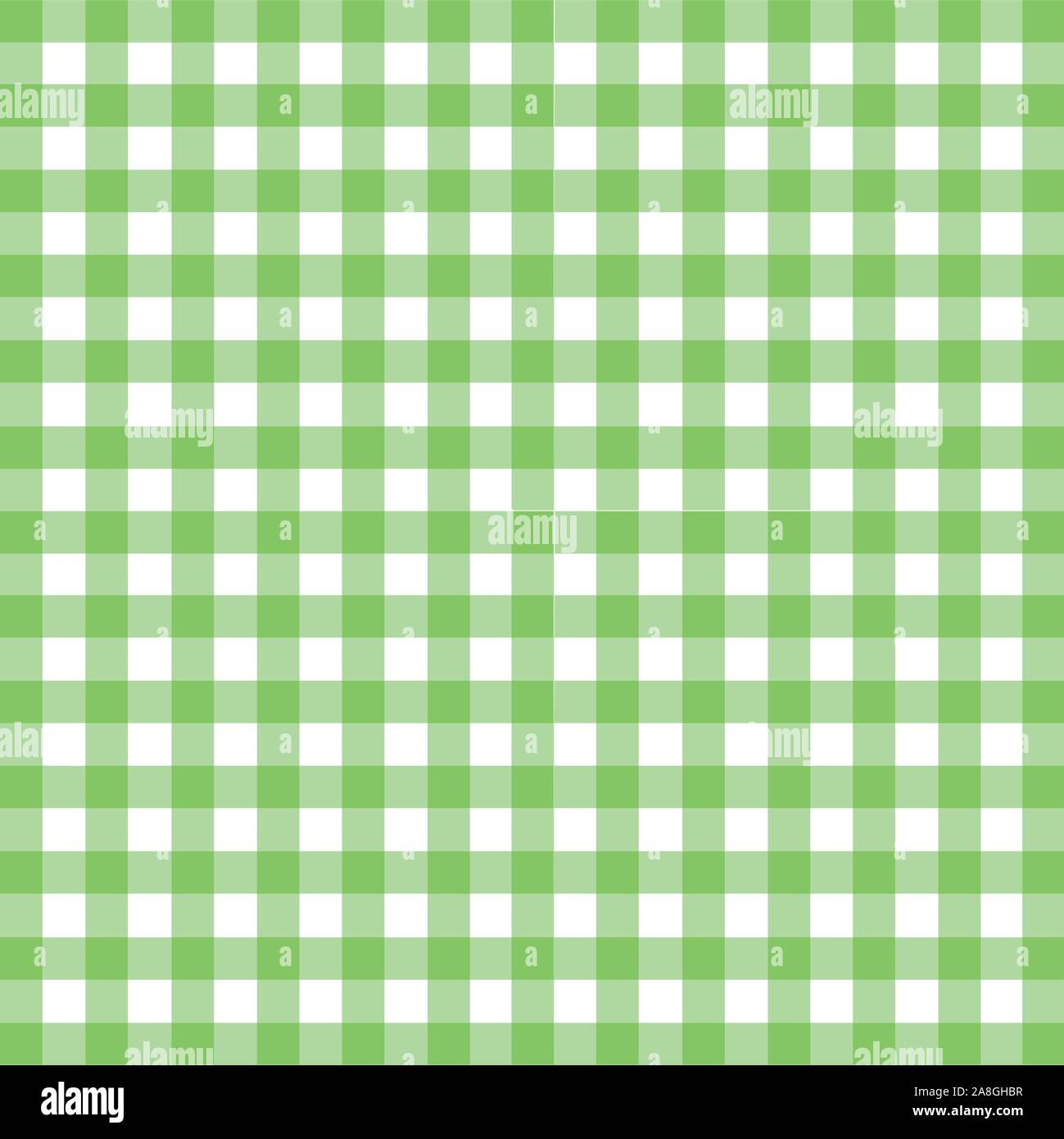 El patrón de la tela de algodón a cuadros verde mantel Imagen Vector de  stock - Alamy