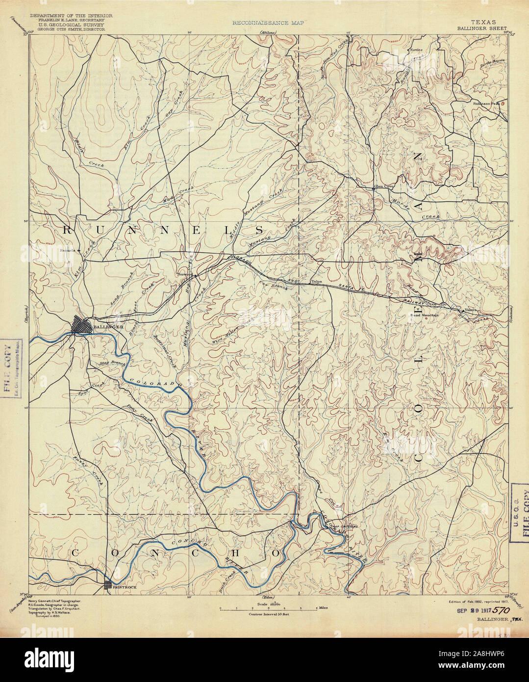 Mapa de ballinger texas fotografías e imágenes de alta resolución Alamy