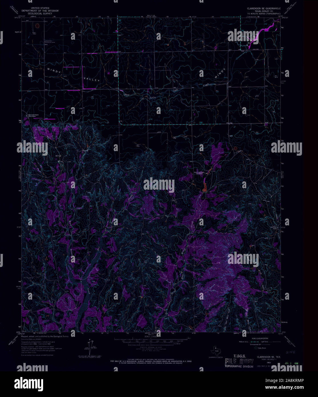 Mappa del clarendon texas fotografías e imágenes de alta resolución Alamy