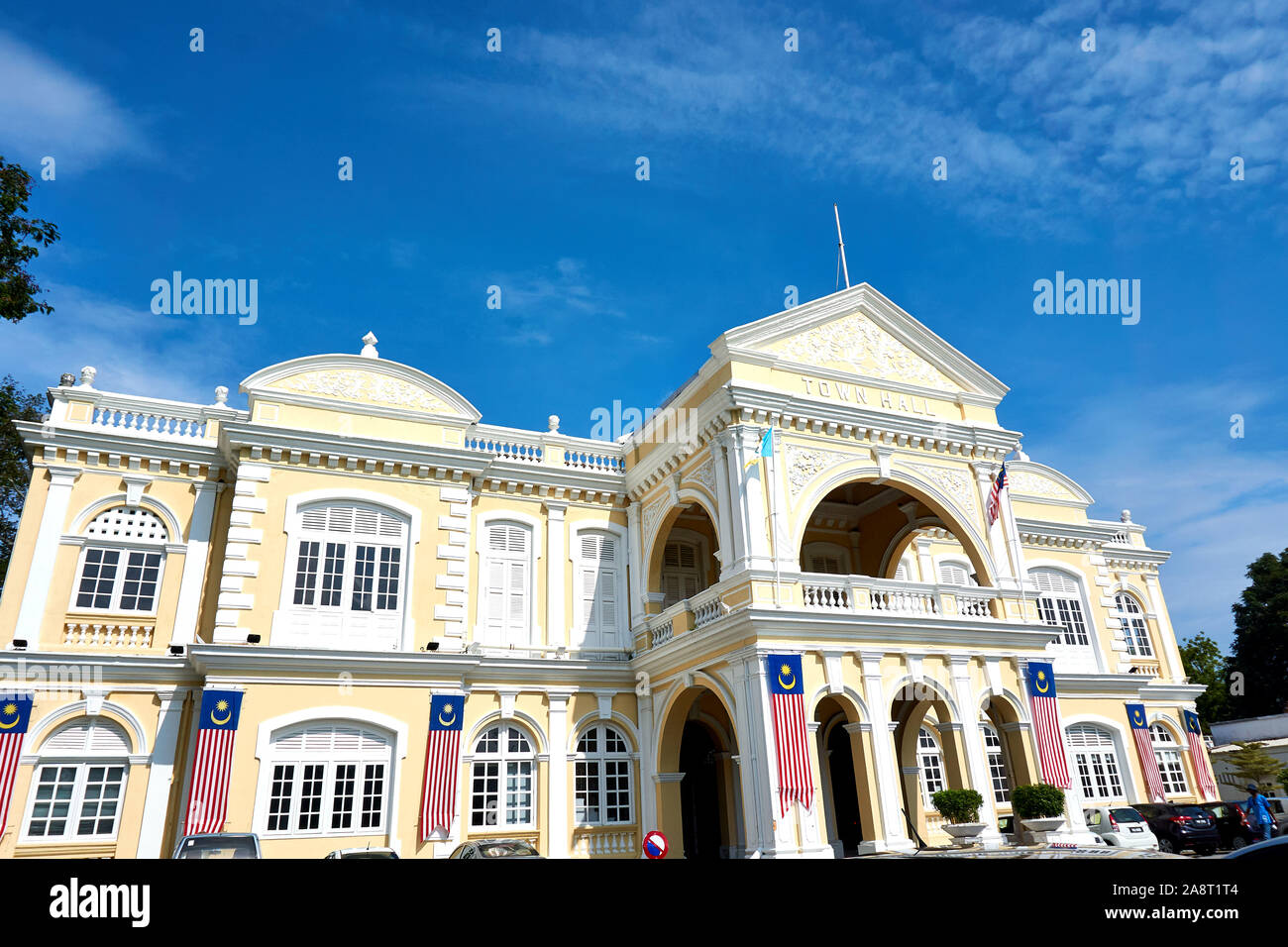 En Penang, Malasia - Octubre 01.2019 : City Hall en George Town - Penang, Malasia Foto de stock