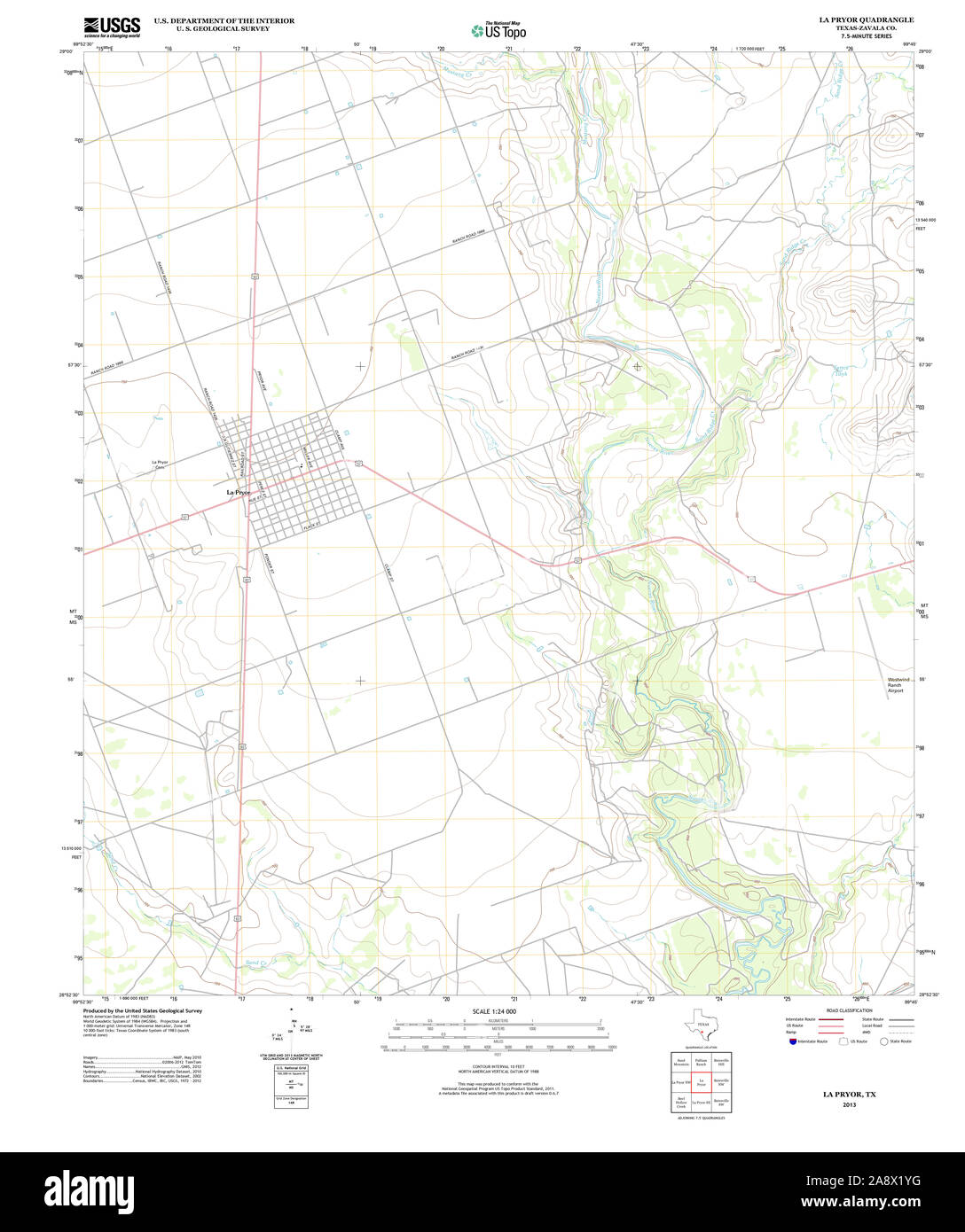 Mapa de la pryor texas fotografías e imágenes de alta resolución Alamy