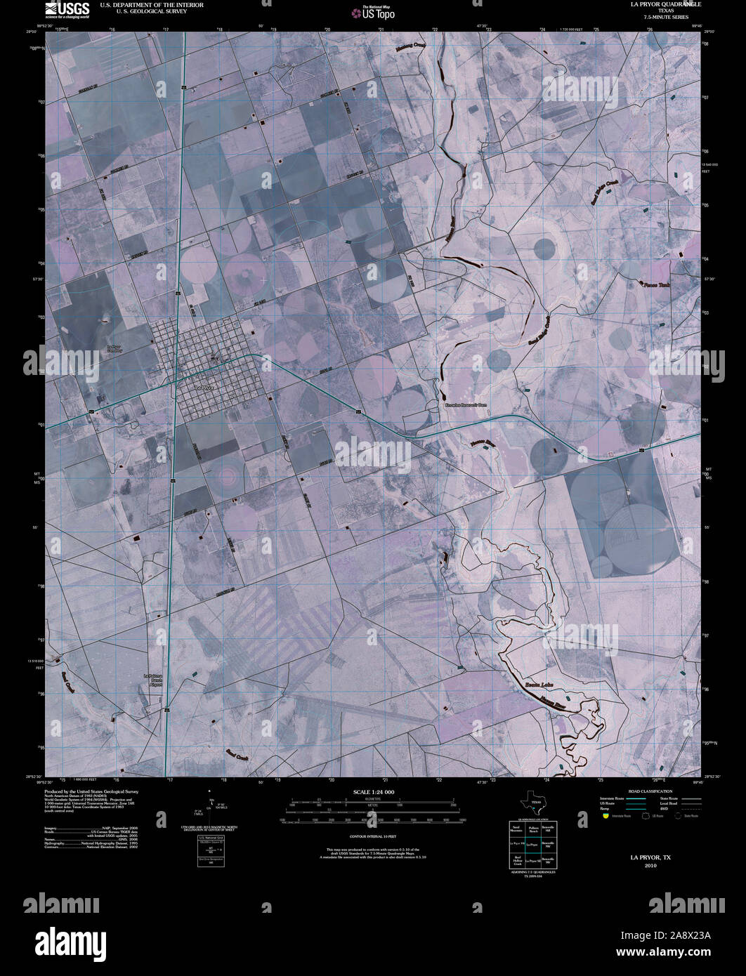 Mapa de la pryor texas fotografías e imágenes de alta resolución Alamy