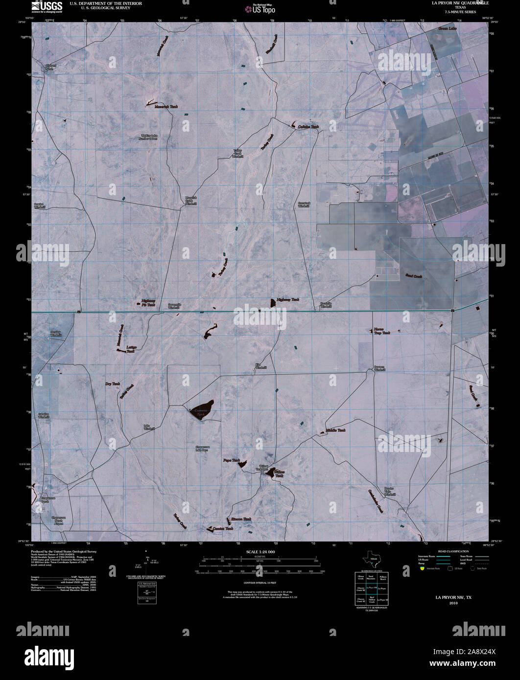 Mapa de la pryor texas fotografías e imágenes de alta resolución Alamy