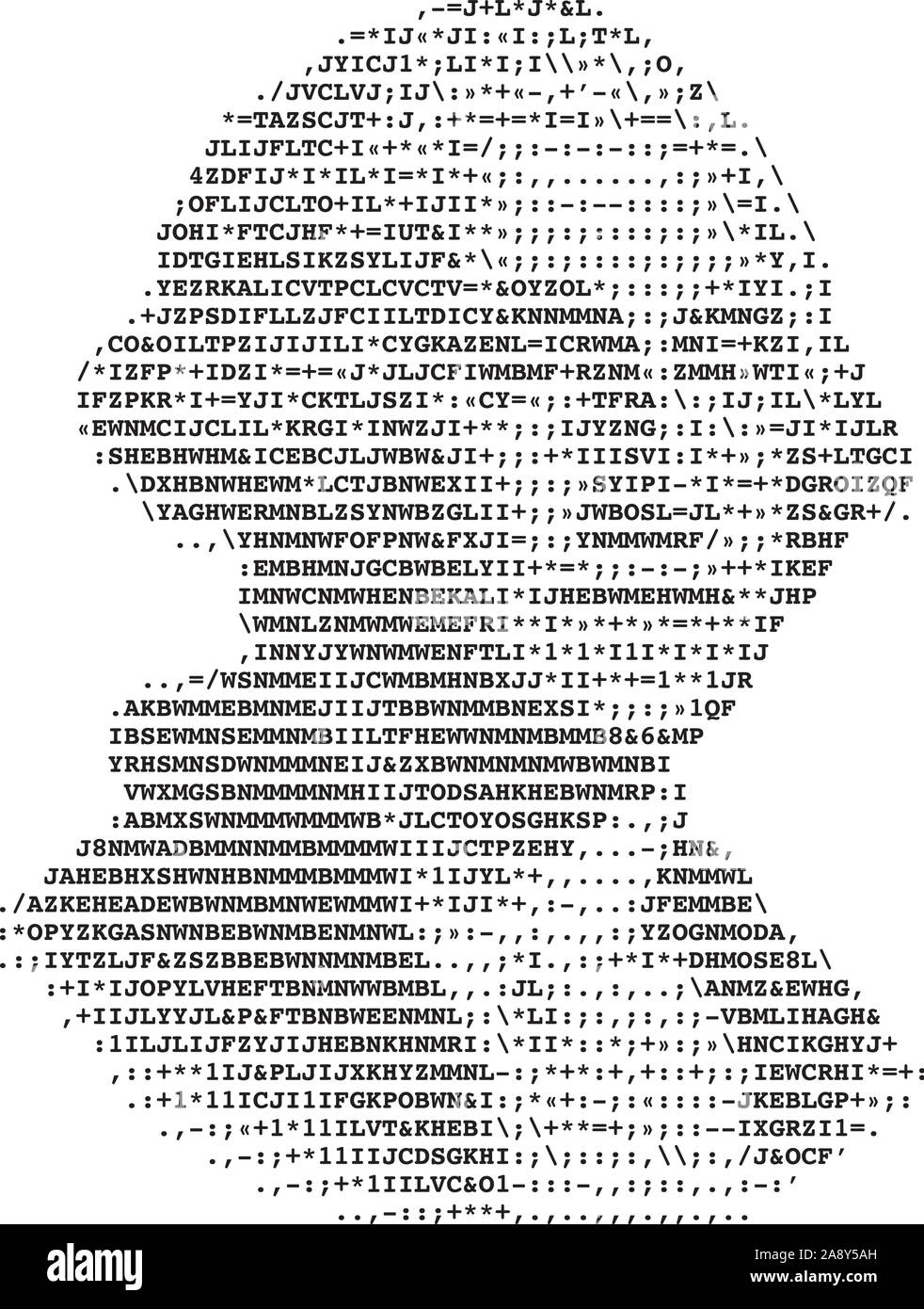 Ascii art Imágenes vectoriales de stock - Alamy