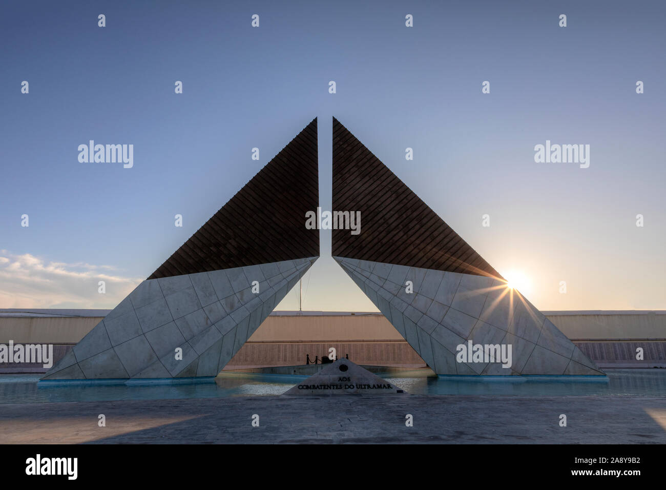 Monumento aos Combatentes do Ultramar, Lisboa, Portugal, Europa Foto de stock